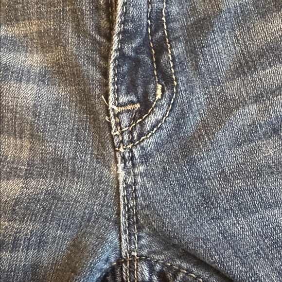 Miss Me Women's Blue Boot Cut Jeans with Gold Embroidery - Picture 12 of 15